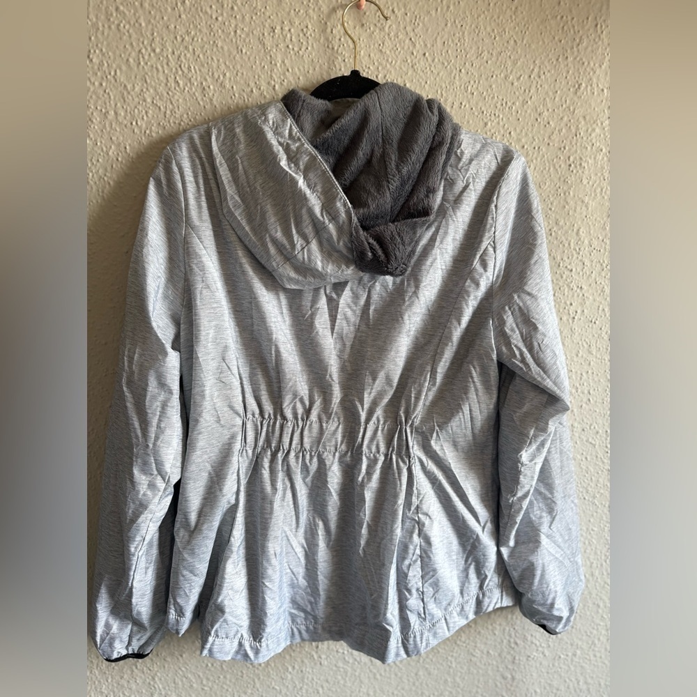 Free Country Women’s Hooded Full-Zip Jacket Gray Size M - Picture 9 of 12